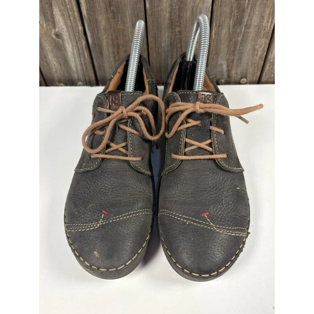 Josef Seibel Shoes Womens EU 37 US 6.5 Brown Leather Fergey 20 Mocassins